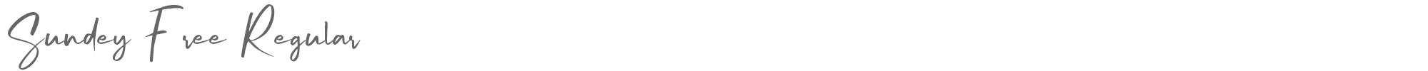 Sundey Sundey Regular.otf font preview